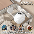 4000mAh Battery Fully Automatic Mini Portable Washing Machine which can wash underwear socks suitable for business tripsoutdoor
