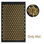 Pranamat Eco Lotus Spike Mat Acupuncture Massage Cushion Kuznetsov's Applicator for Neck Foot Back Yoga Acupressure Massage Mat