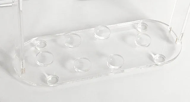 Holder Compatible with Dyson Airwrap Styler Accessories Acrylic 6 Holes Countertop Organizer Stand Desktop for Bathroom