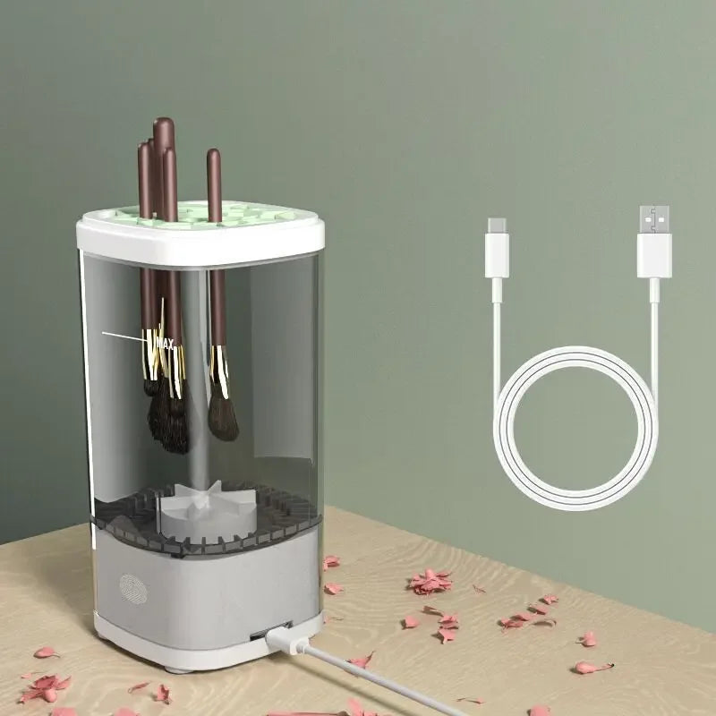 Automatic Electric Makeup Brush Cleaner Quick Dry Cross-Border Beauty Tool Home Use Cosmetic Brush Drying Machine