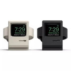 Simple Stand For Apple Watch 8-1 Charging Stand Retro Apple Watch Silicone Wireless Charging Simple Stand Home Bedside Base