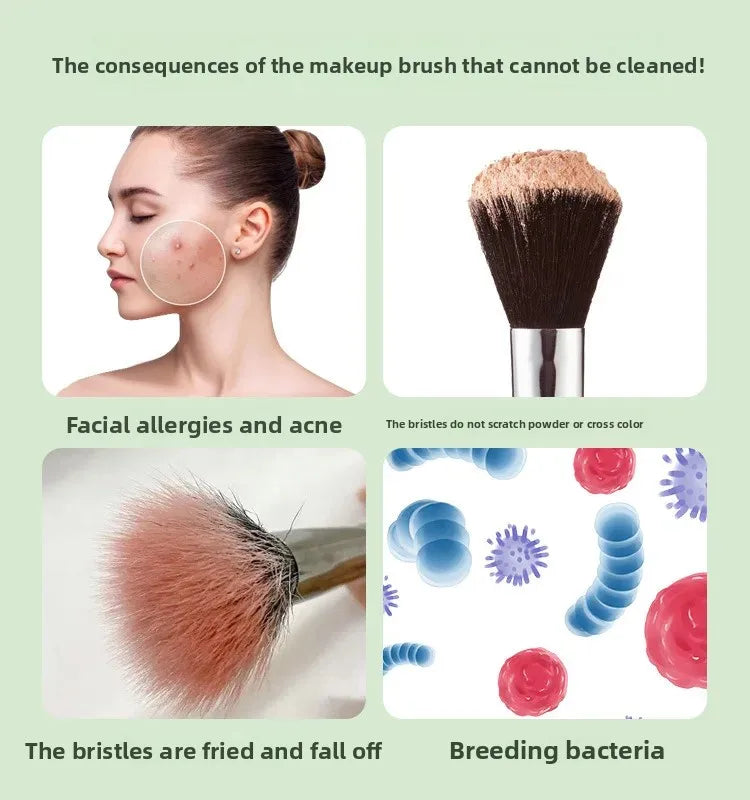 Automatic Electric Makeup Brush Cleaner Quick Dry Cross-Border Beauty Tool Home Use Cosmetic Brush Drying Machine