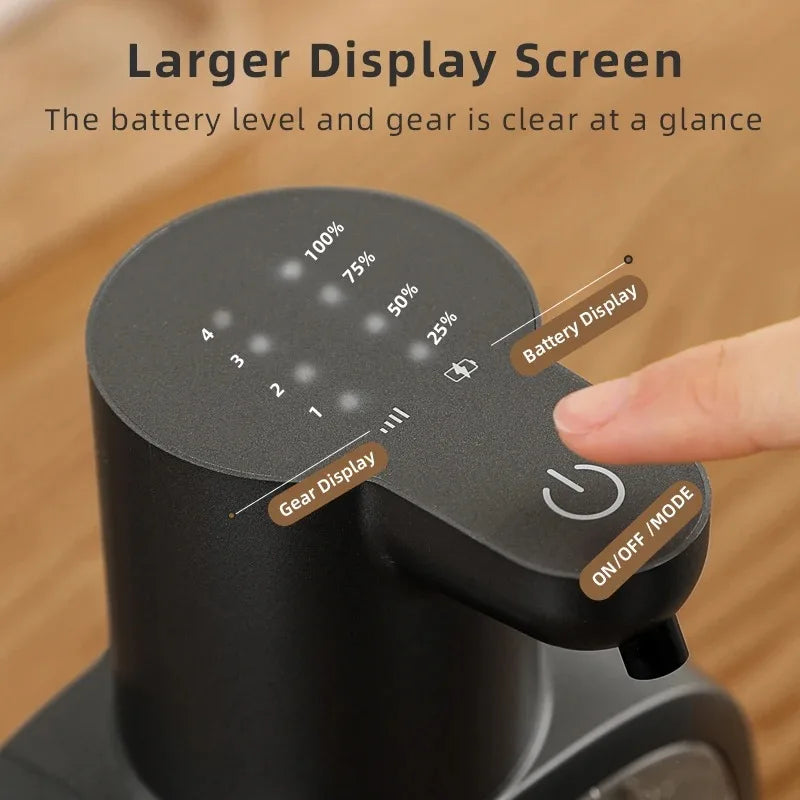 New Wall Mounted Automatic Soap Dispenser Foam Smart Hand Washing Machine 500ml Liquid Rechargeable Bathroom Induction Sensor.