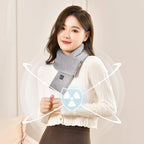 Electric Heated Scarf USB Charging Neck Heating Pad Cold-Proof Thermal Neck Wrap Warmer Washable for Climbing Hiking Cycling