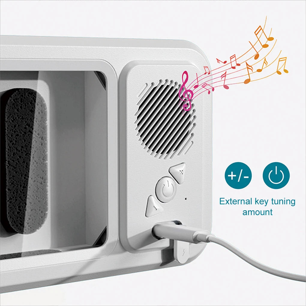 Waterproof Shower Phone Holder with Bluetooth Speaker – 360° Rotation Anti-Fog Wall Mount for 4–6.9” Phones 2025