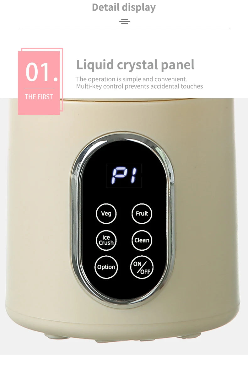 New 530ml Portable Juicer Wireless USB Charging Mini Juicer Crushed Ice Electric Juicing 12 Blade Fresh Juice Blender