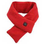Electric Heated Scarf USB Charging Neck Heating Pad Cold-Proof Thermal Neck Wrap Warmer Washable for Climbing Hiking Cycling