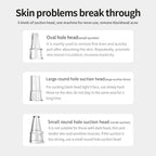 Electric Vacuum Suction Blackhead Remover Rechargeable 3 Gears Facial Pore Cleaner Comedone Spot Acne Pimple Blackhead Extractor