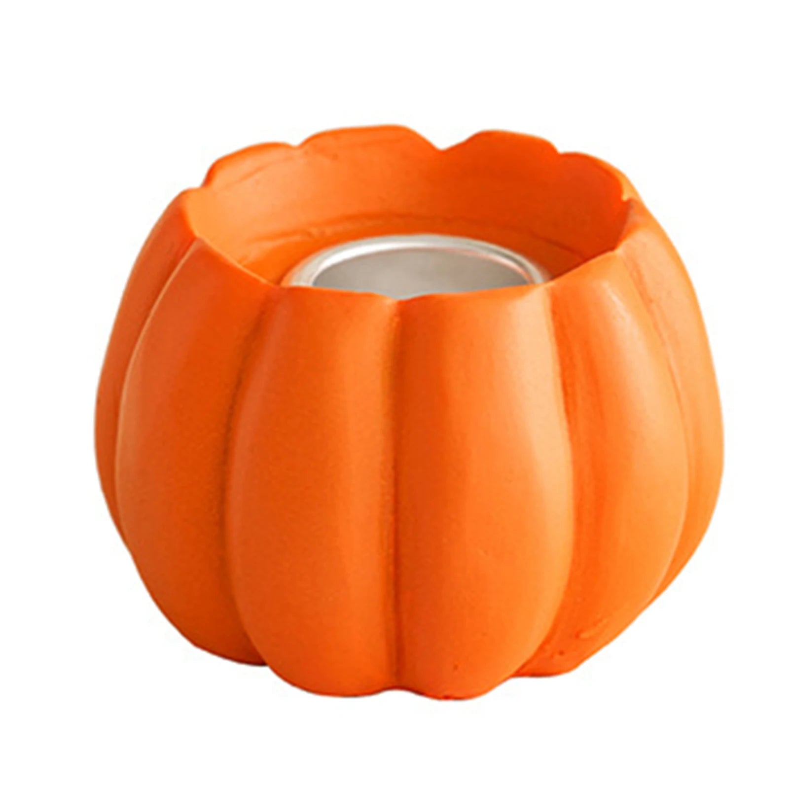 Resin Pumpkin Candle Holder Halloween Candlestick Table Centerpieces for Home Party Holiday Decor
