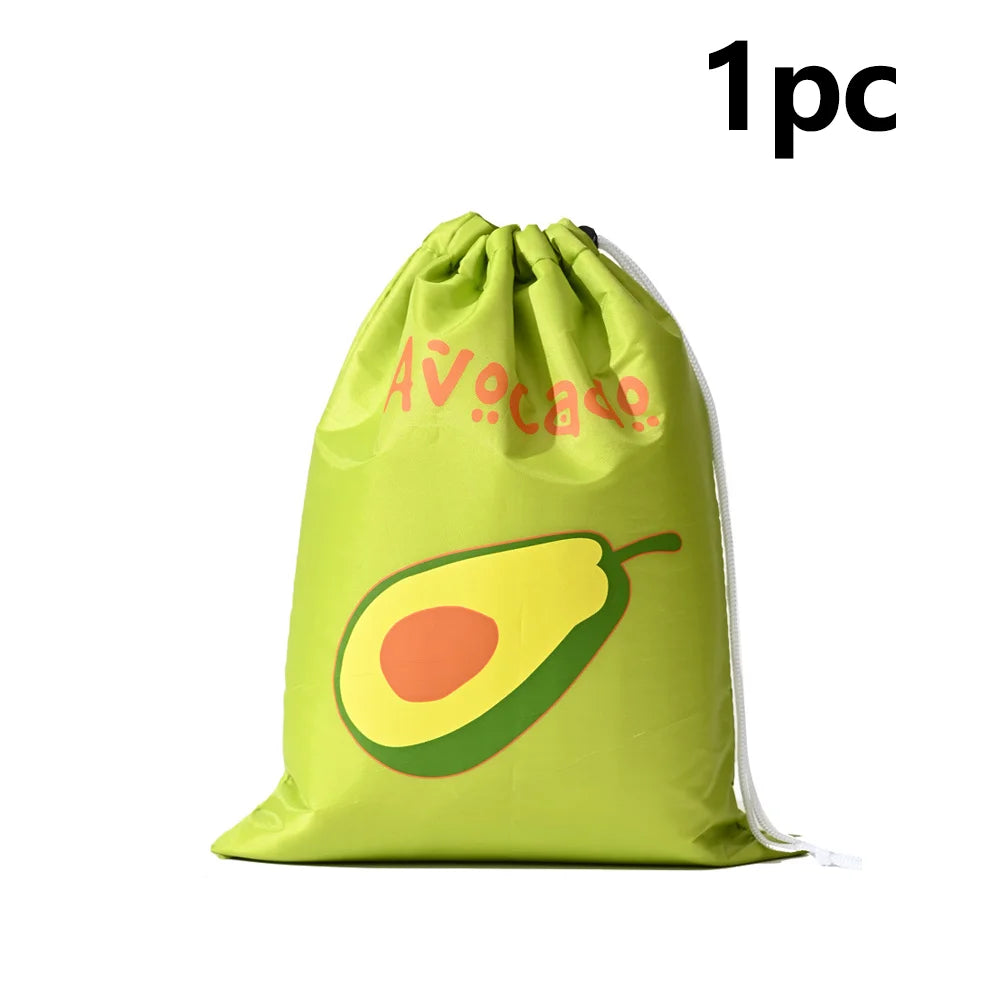 1-4 PCS Insulated Food-Safe Storage Bags Alum Foil Drawstring Pouch for Fridge Travel & Outdoor  Reusable Thermal Eco-Friendly