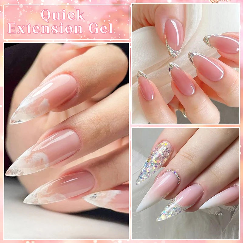 MEET ACROSS 6PCS Cat Magnetic Gel Polish Set with Magnetic Stick & Box