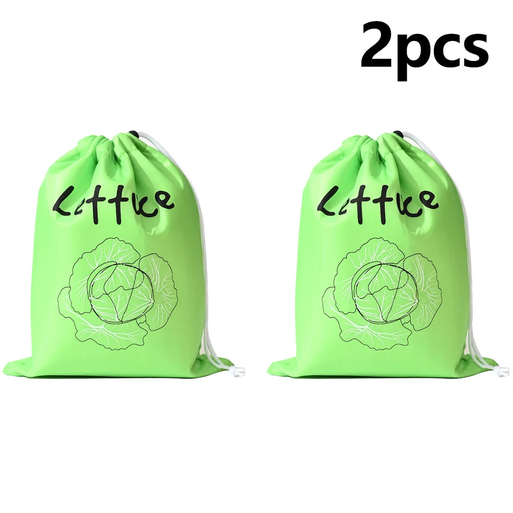 1-4 PCS Insulated Food-Safe Storage Bags Alum Foil Drawstring Pouch for Fridge Travel & Outdoor  Reusable Thermal Eco-Friendly