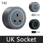 Wall Power Rail Socket – Kitchen Aluminum Expansion Socket 40cm / 50cm | Built-in Countertop Power Strip with Multiple Slots