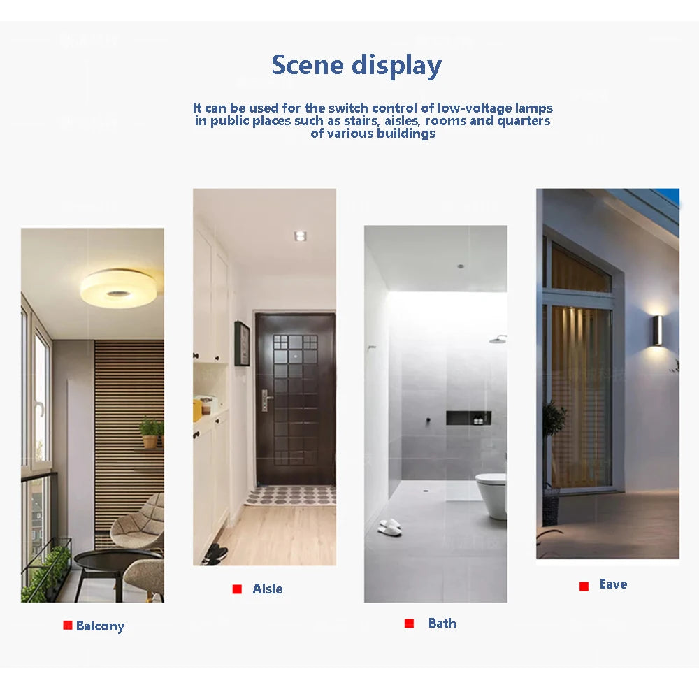 60W PIR Motion Sensor Lamp Socket E27 – Smart Light Base with Adjustable Delay & Light Control (AC100-240V)