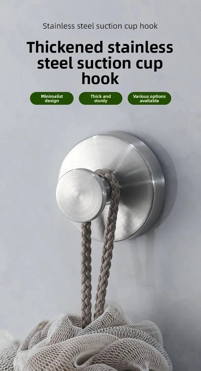 Black Stainless Steel Wall Mounted Hook Hotel Bathroom Coat Hook Home Use Sticky Hook Origin China Mainland AE Stock