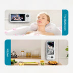 Waterproof Shower Phone Holder with Bluetooth Speaker – 360° Rotation Anti-Fog Wall Mount for 4–6.9” Phones 2025