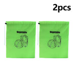 1-4 PCS Insulated Food-Safe Storage Bags Alum Foil Drawstring Pouch for Fridge Travel & Outdoor  Reusable Thermal Eco-Friendly