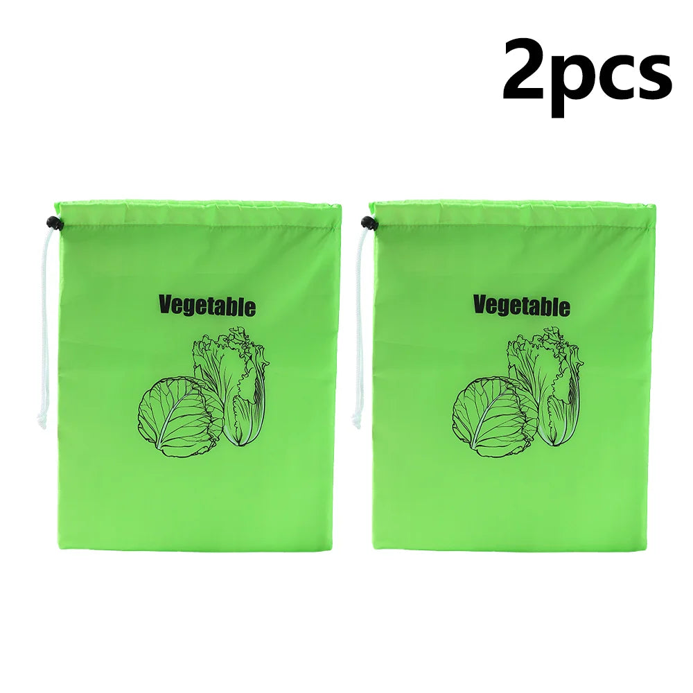 1-4 PCS Insulated Food-Safe Storage Bags Alum Foil Drawstring Pouch for Fridge Travel & Outdoor  Reusable Thermal Eco-Friendly