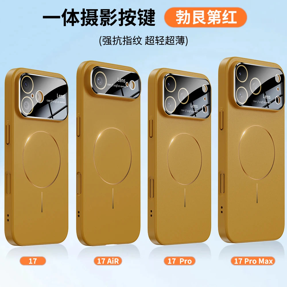 MagSafe iPhone 17 Case – Large Window Design, Wireless Charging, Slim Skin Feel PC Protective Cover for iPhone 17 Series