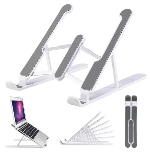 Foldable Laptop Stand – Portable & Adjustable Notebook Holder for Desk, Travel & Office 2025