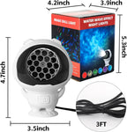 16-pattern Astronaut Christmas Pattern Light, 5V Snowflake Halloween Projection Light, Decorative Christmas Spotlight