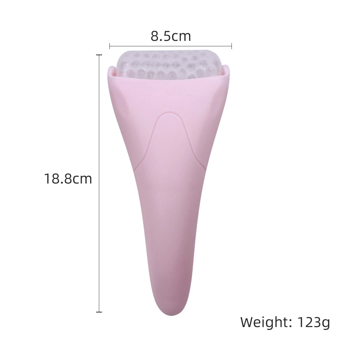 1PC Ice roller Massager, facial roller massage stick, ice compress care, cold compress roller, plastic handle facial massager -