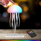 LED Jellyfish Lamp with 9 Tentacles | Remote Control, 2 Modes, Gradient Light Effects & Long Battery Life Night Light