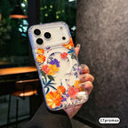 Watercolor Transparent Flower Case for iPhone 17 Series | Magnetic Colorful Daisy Design Protective Cover