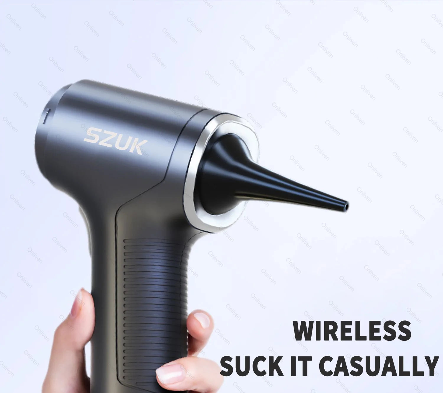 98000PA Wireless Car Vacuum Cleaner – Ultra-Powerful Mini Handheld with USB Charging & Wet/Dry Cleaning