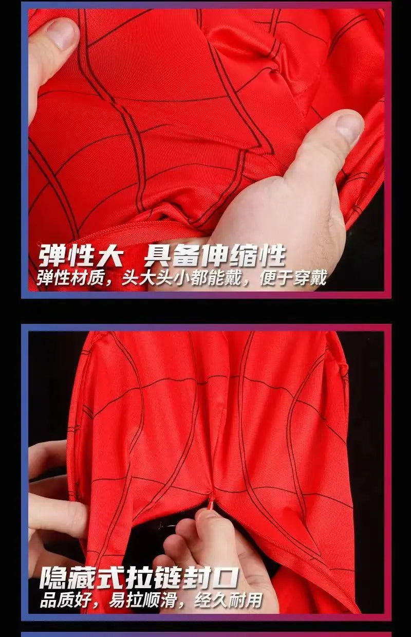 Adult Spiderman Mask Superhero Spider-Man Kids Spiderman Mask Child Funny Adult Spider-Man Mask Anime Halloween Cosplay Costume