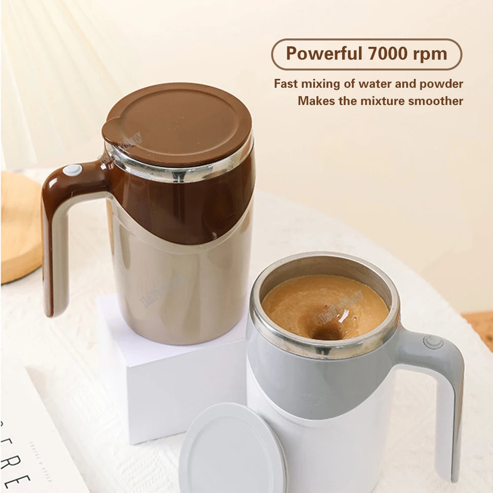 Automatic Coffee Mixing Cup Electric Protein Powder Mixing Cup Automatic Self Stirring Magnetic Mug Thermal Cup Stirring Coffee