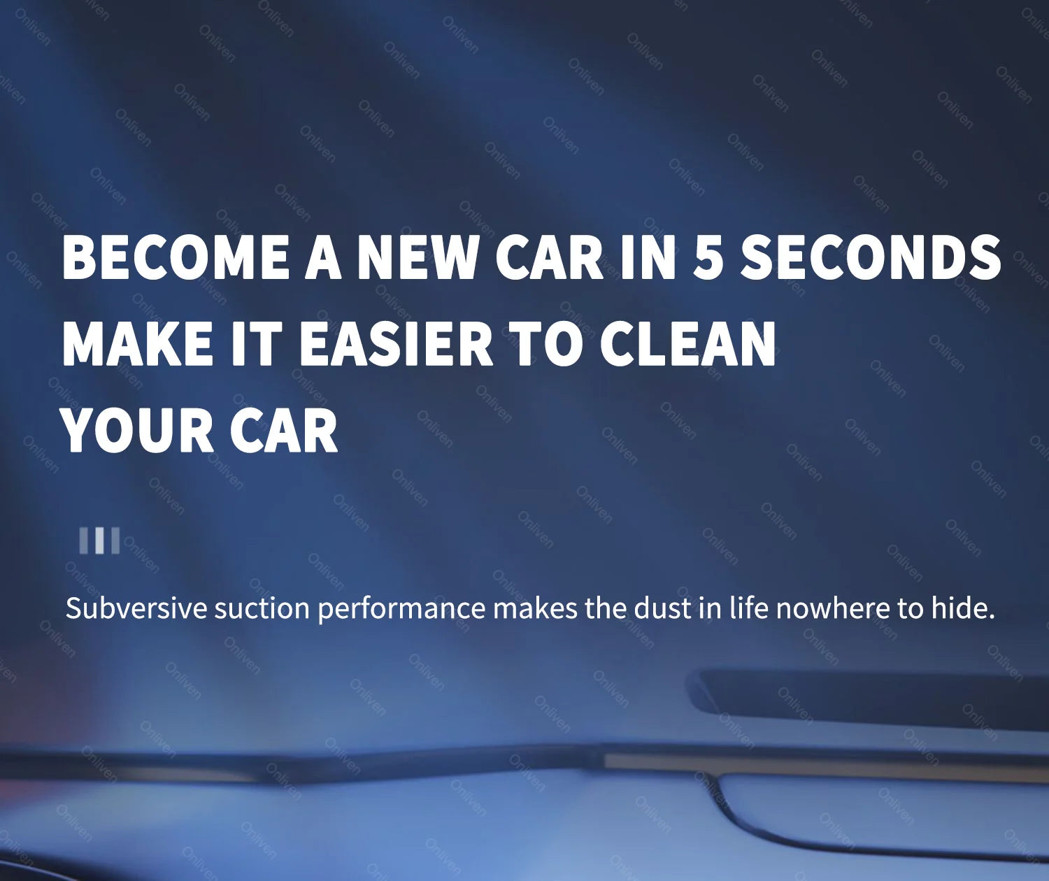 98000PA Wireless Car Vacuum Cleaner – Ultra-Powerful Mini Handheld with USB Charging & Wet/Dry Cleaning