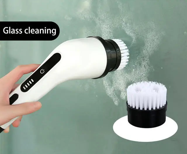 9 in 1 electric cleaning brush, multi-functional wireless rotating cleaning brush