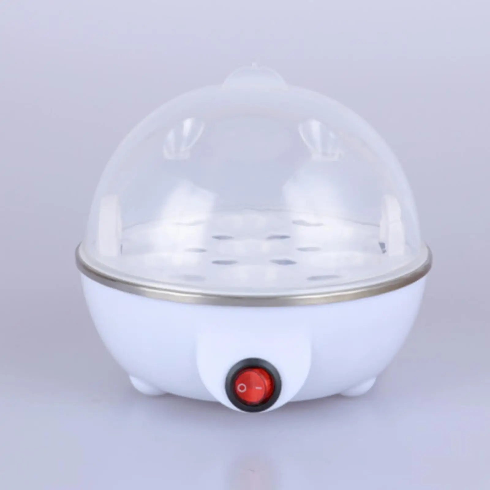 220V Electric Egg Cooker & Steamer – Multifunction Hard-Boiled Egg Boiler with Anti-Slip Base for Vegetables & Food 2025