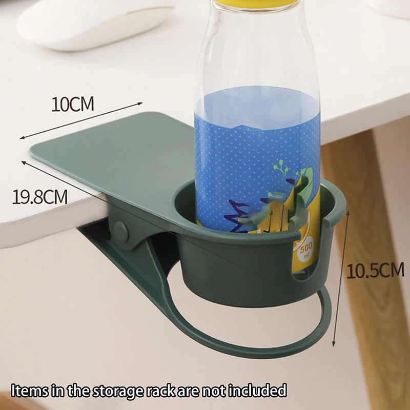 ABS Cup Holder Automotive Creativity Table Side Water Cup Holder Office Desk Computer Desk Fixed Cup Holder