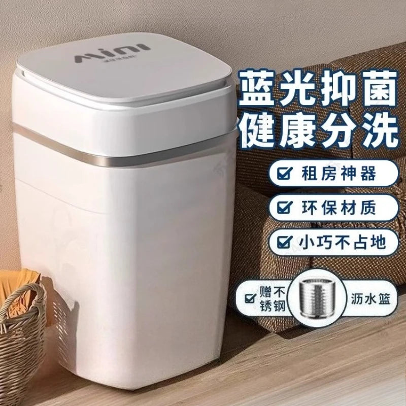 Small washing machine mini elution integrated semi-automatic in household dormitory  home appliance portable washing machine