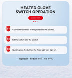Savior Heat Electric Heated Glove Liners for Men Women Rechargeable Battery Heating Riding Ski Snowboarding  Cycling Thin Gloves