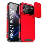 Slide Camera Lens Protection Case for iPhone 17 Series | Durable Shockproof Phone Cover with Lens Guard