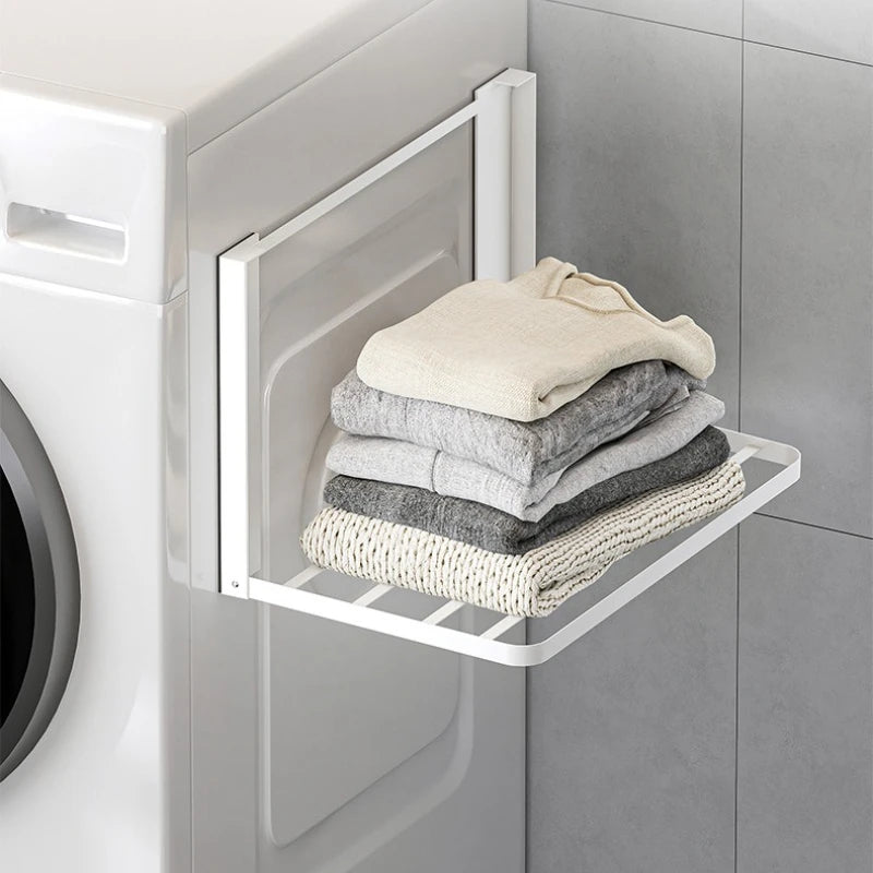Multi Purpose Magnetic Folding Rack for Clothes and Towels Storage Rack for Bathroom Kitchen