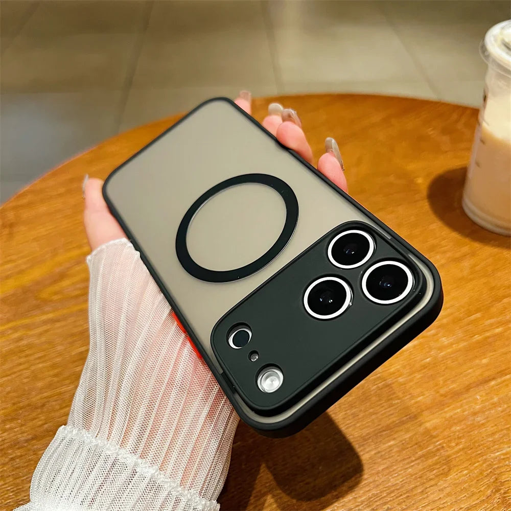 Sleek Silicone Mag Safe Case for iPhone 17 Series | Soft Shockproof Wireless Charging Compatible Cover