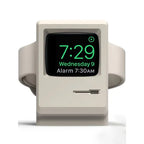 Simple Stand For Apple Watch 8-1 Charging Stand Retro Apple Watch Silicone Wireless Charging Simple Stand Home Bedside Base