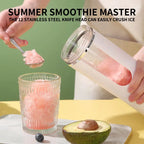 New 530ml Portable Juicer Wireless USB Charging Mini Juicer Crushed Ice Electric Juicing 12 Blade Fresh Juice Blender