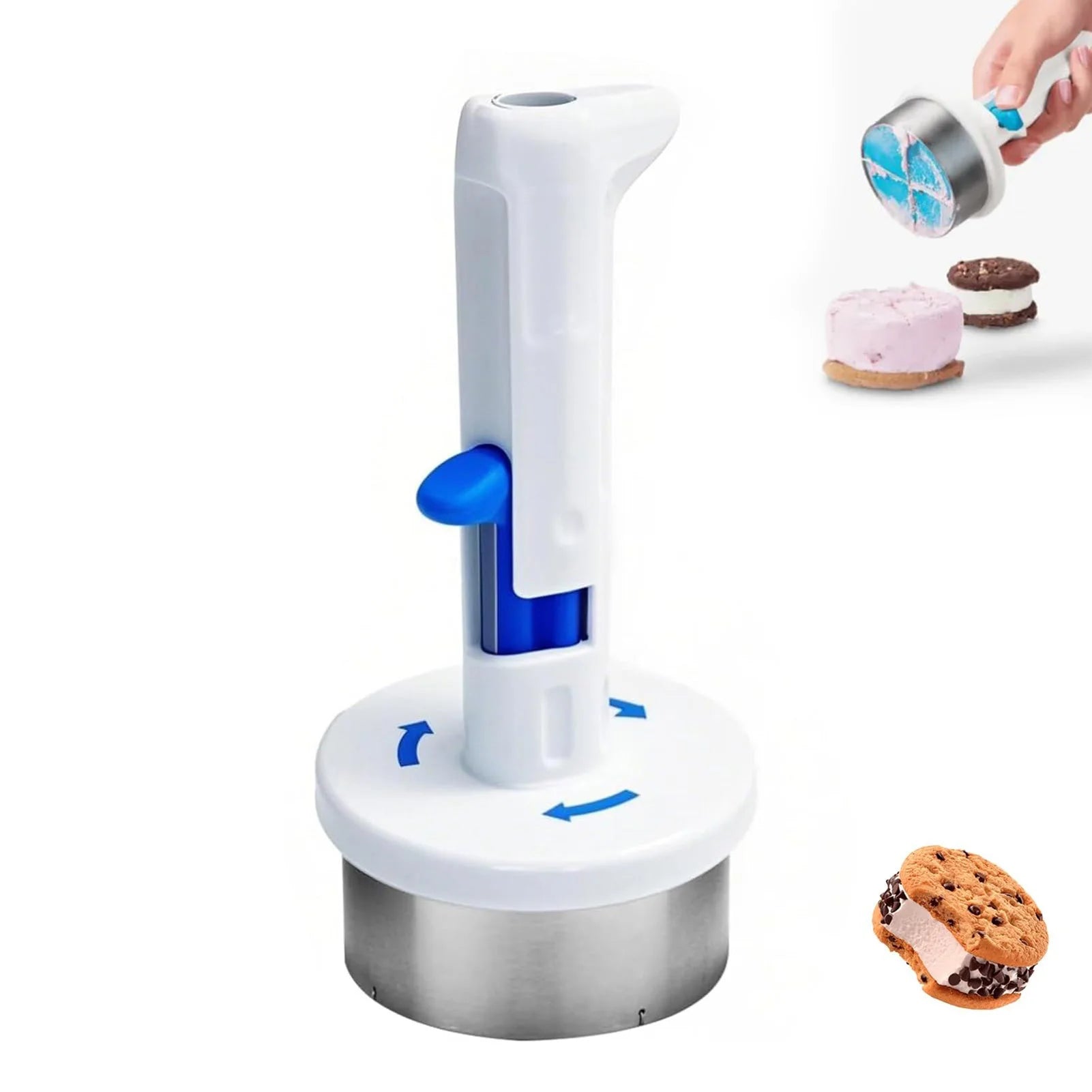 DIY Ice Cream Sandwich Maker Tools For Making Homemade Ice Cream Sandwiches With Scoop Kitchen Gadget