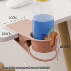 ABS Cup Holder Automotive Creativity Table Side Water Cup Holder Office Desk Computer Desk Fixed Cup Holder