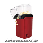 Mini Electric Popcorn Machine – 1200W Automatic Hot Air Popper for Home & Kitchen Movie Nights 2025