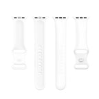 Silicone Strap for Apple Watch Series 9 8 7 6 5 4 3 SE (38mm 40mm 41mm 42mm 44mm 45mm 49mm) – Soft Rubber Sport Band for Men, Women & Kids – Compatible with W26 W37 W46 W56 FK88 IWO7 Pro Max Plus Smartwatch
