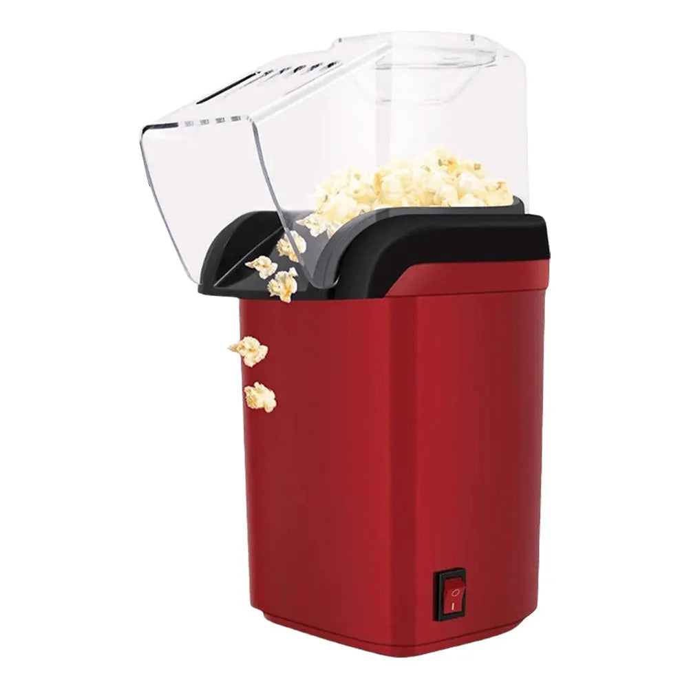 Mini Electric Popcorn Machine – 1200W Automatic Hot Air Popper for Home & Kitchen Movie Nights 2025