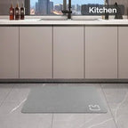 Diatomite Stone Bath Mat Diatomaceous Earth Bath Mat Rug Super Absorbent Non Slip 3.5MM Thickness Bathroom Mat Floor Bathtub Rug