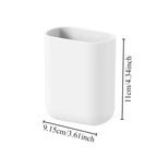 Bathroom waterproof wall-mounted toothbrush holder without punch Comb makeup brush plastic case household items
