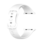 Silicone Strap for Apple Watch Series 9 8 7 6 5 4 3 SE (38mm 40mm 41mm 42mm 44mm 45mm 49mm) – Soft Rubber Sport Band for Men, Women & Kids – Compatible with W26 W37 W46 W56 FK88 IWO7 Pro Max Plus Smartwatch